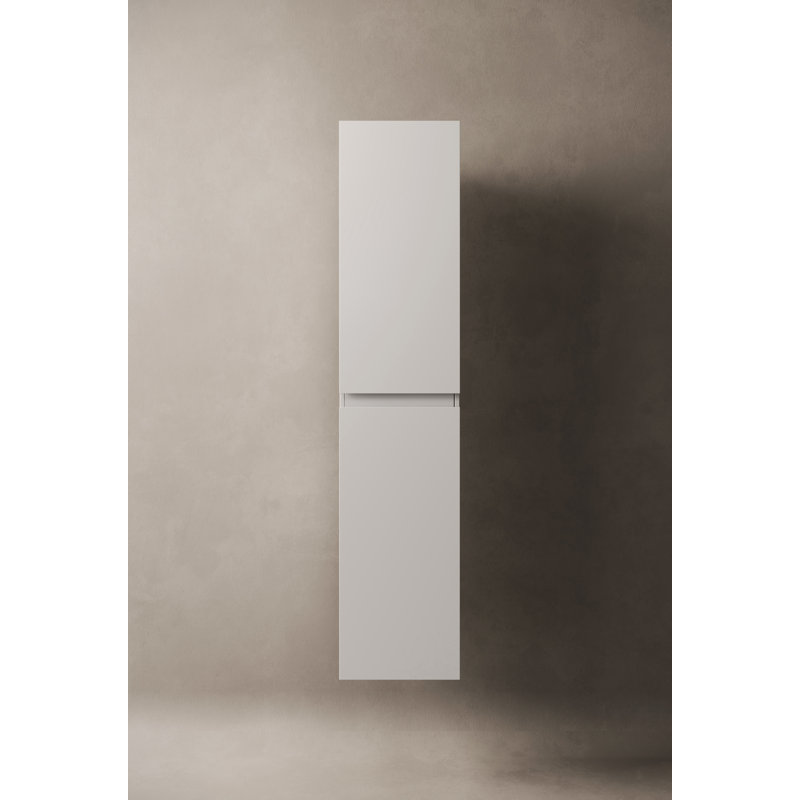 Orren Ellis Kizzie 14" W x 55" H x 12" D Solid Wood Wall Mounted ...